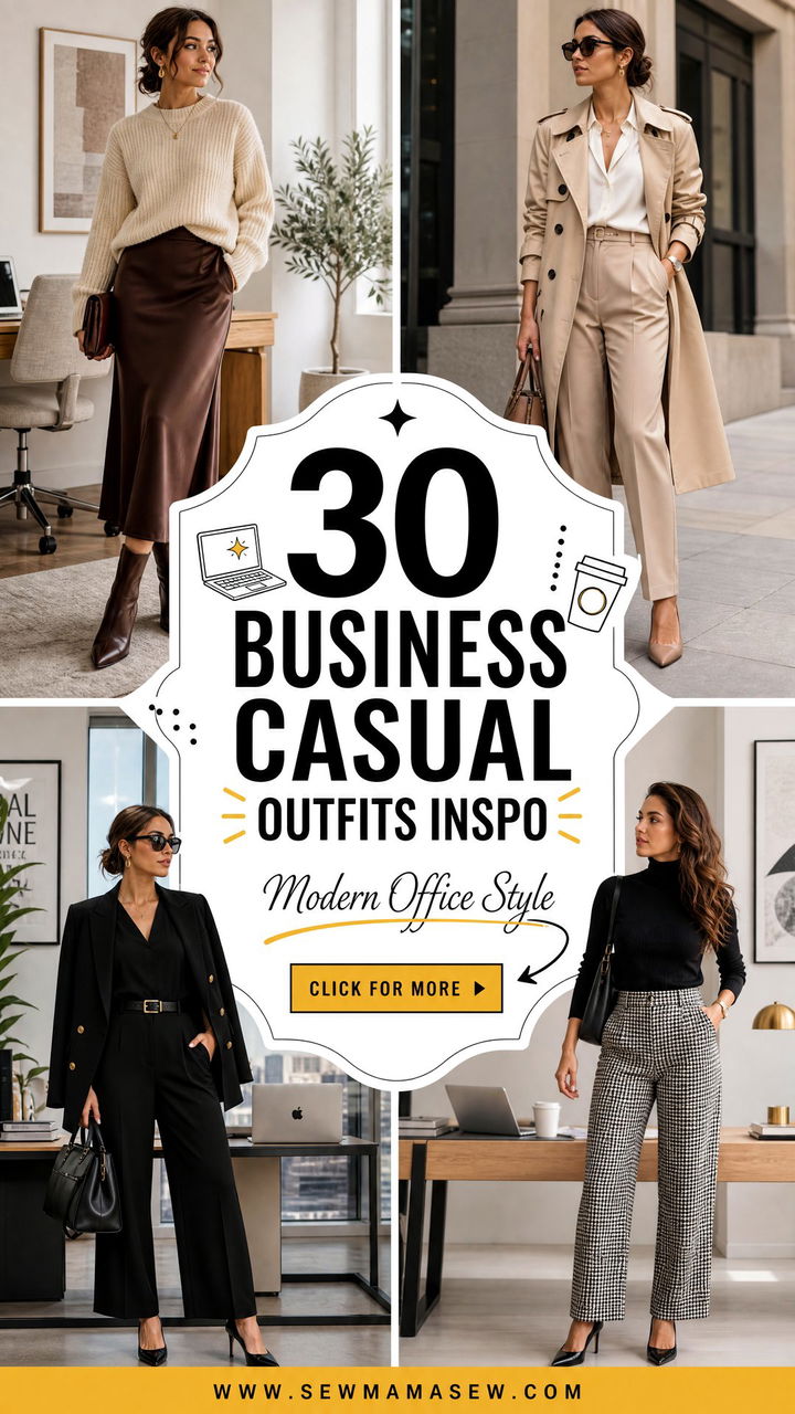 30 Business Casual Outfits Inspo for Modern Office Style - 30 Business Casual Outfits Inspo for Modern Office Style
