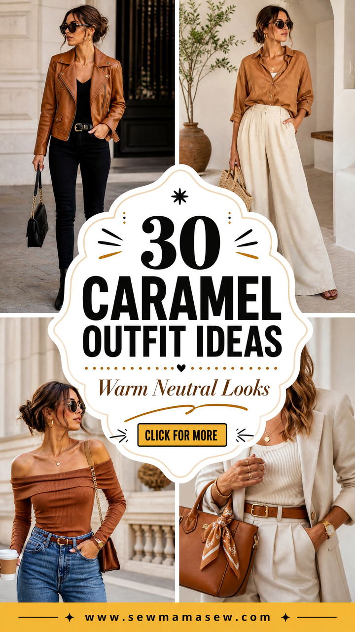 30 Caramel Outfit Ideas for Cozy Neutral Style Lovers Now - 30 Caramel Outfit Ideas for Cozy Neutral Style Lovers Now