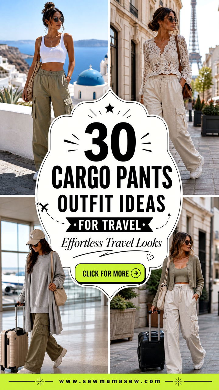 30 Cargo pants outfit ideas for travel That Look Effortless - 30 Cargo pants outfit ideas for travel That Look Effortless
