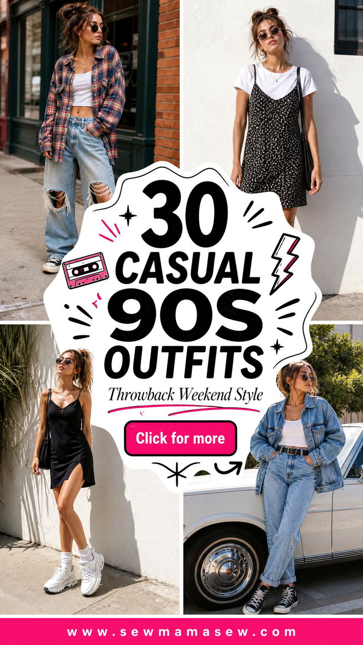 30 Casual 90s Outfits for Throwback Weekend Style Youll Love - 30 Casual 90s Outfits for Throwback Weekend Style You'll Love