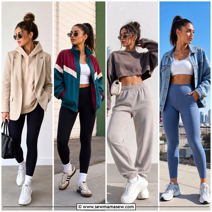 30 Casual Athleisure Outfits for Chic Errands and Lounging