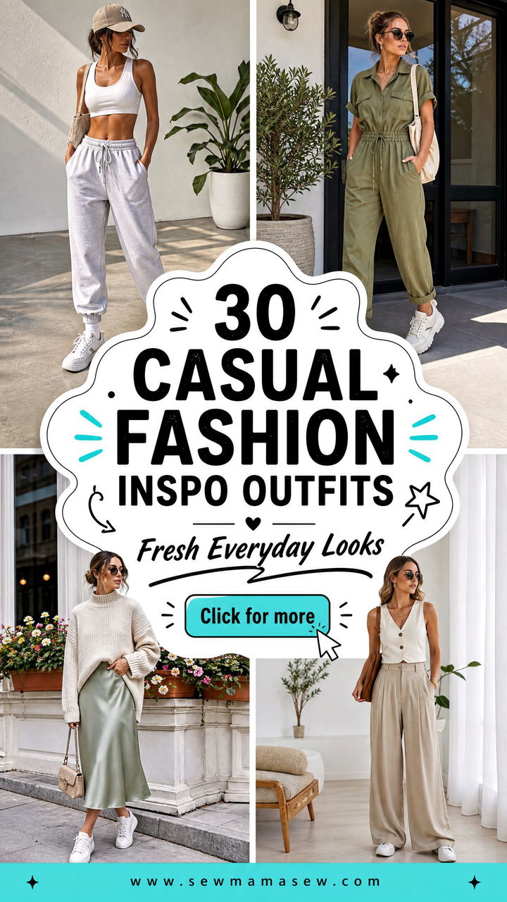 30 Casual Fashion Inspo Outfits for Fresh Everyday Looks - 30 Casual Fashion Inspo Outfits for Fresh Everyday Looks