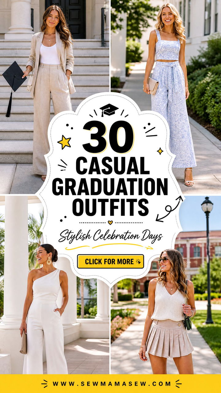 30 Casual Graduation Outfits for Stylish Celebration Days - 30 Casual Graduation Outfits for Stylish Celebration Days