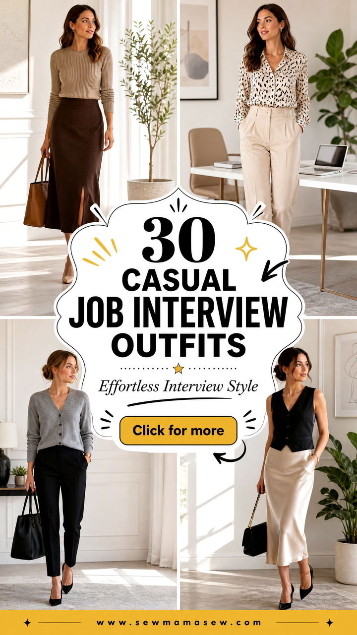 30 Casual Job Interview Outfits That Look Effortless Now - 30 Casual Job Interview Outfits That Look Effortless Now