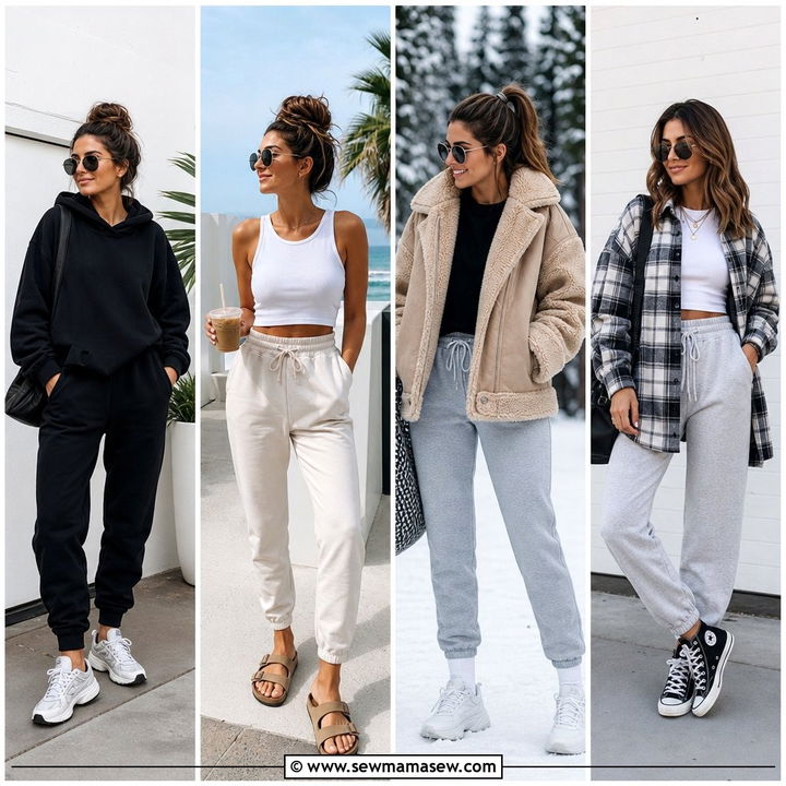 30 Casual Joggers Outfits for Comfy Chic Weekend Days