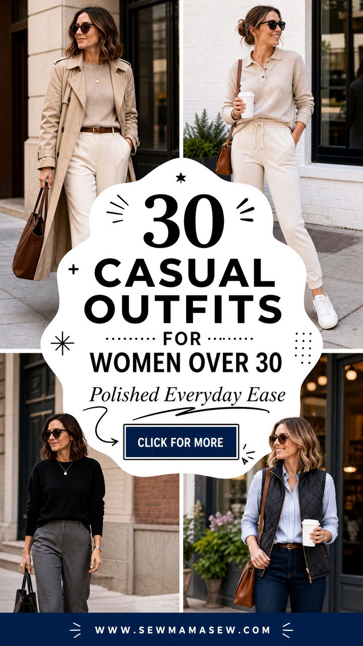 30 Casual Outfits for Women Over 30 That Feel Polished - 30 Casual Outfits for Women Over 30 That Feel Polished