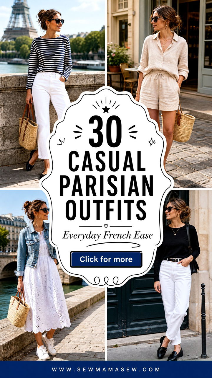 30 Casual Parisian Outfits for Effortless Everyday Style - 30 Casual Parisian Outfits for Effortless Everyday Style