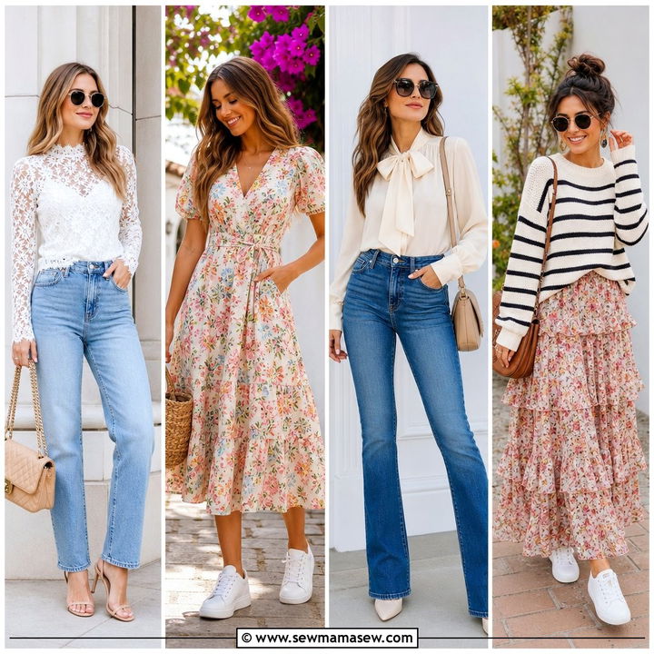 30 Casual Romantic Outfits for Soft, Pretty Everyday Style