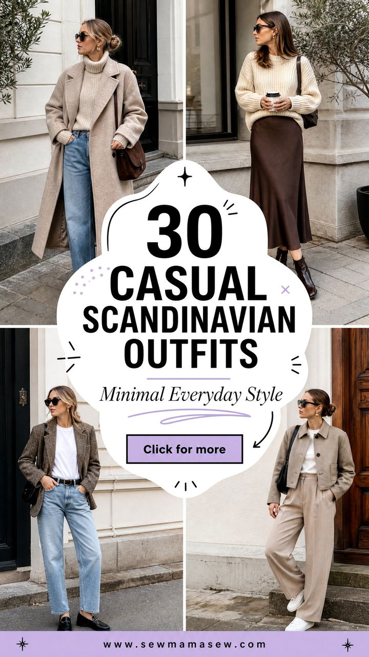 30 Casual Scandinavian Outfits for Minimal Everyday Style - 30 Casual Scandinavian Outfits for Minimal Everyday Style