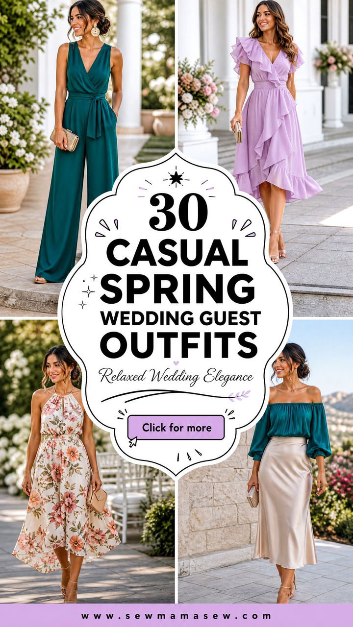 30 Casual Spring Wedding Guest Outfits for Relaxed Elegance - 30 Casual Spring Wedding Guest Outfits for Relaxed Elegance