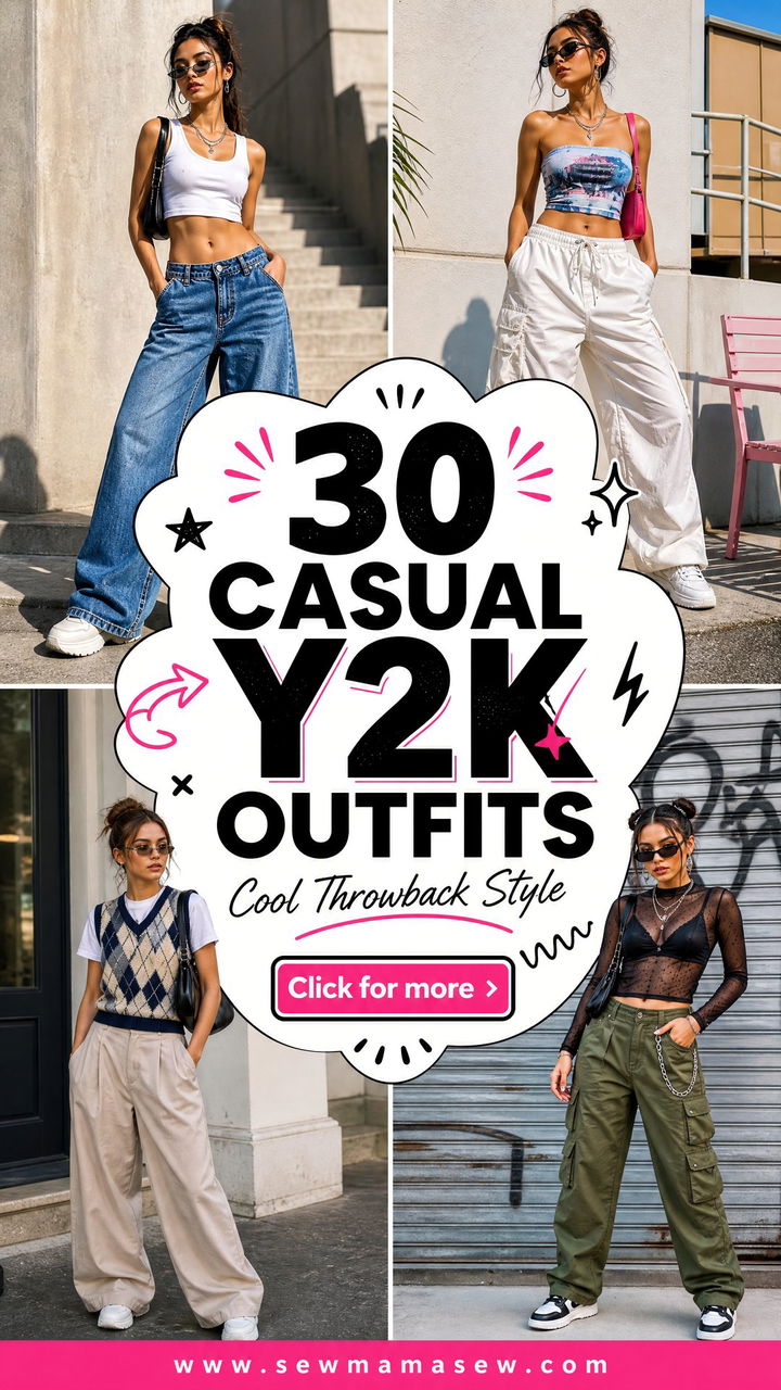 30 Casual Y2K Outfits for Cool Throwback Street Style - 30 Casual Y2K Outfits for Cool Throwback Street Style