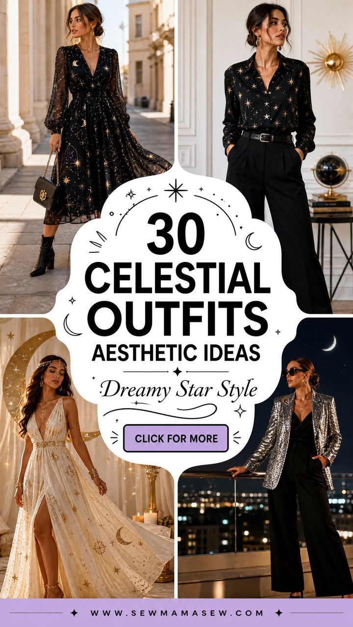 30 Celestial Outfits Aesthetic Ideas for Dreamy Style - 30 Celestial Outfits Aesthetic Ideas for Dreamy Style