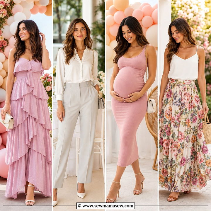 30 Chic Baby Shower Outfits for Women Guests Will Love