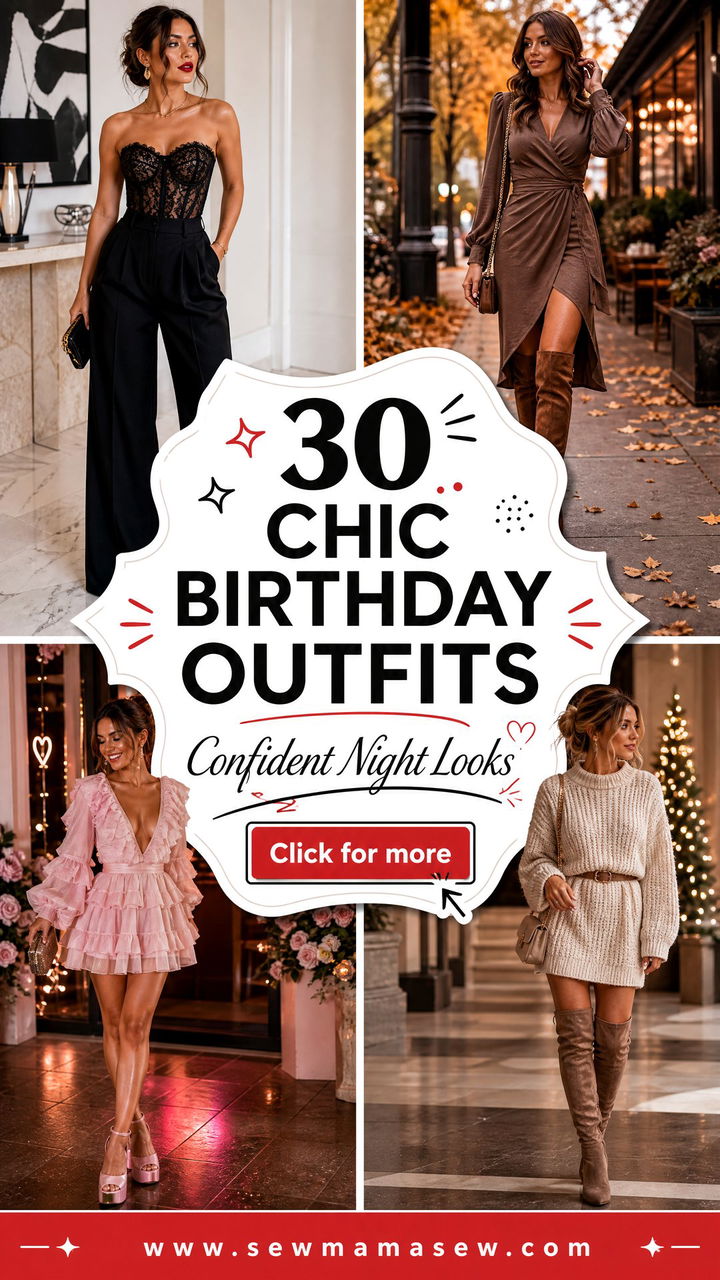 30 Chic Birthday Outfits for Women to Feel Confident Tonight - 30 Chic Birthday Outfits for Women to Feel Confident Tonight