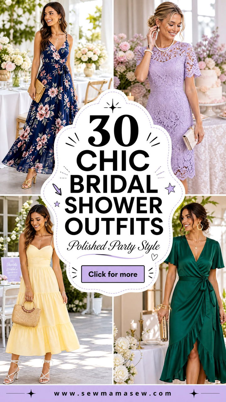 30 Chic Bridal Shower Outfits for Women With Polished Style - 30 Chic Bridal Shower Outfits for Women With Polished Style