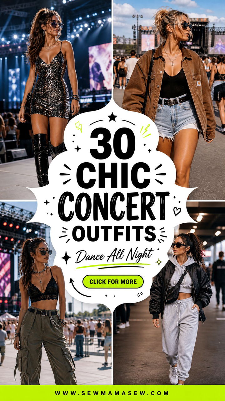 30 Chic Concert Outfits for Women to Dance in Style All Night - 30 Chic Concert Outfits for Women to Dance in Style All Night