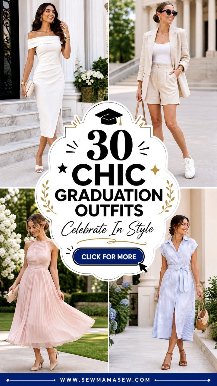 30 Chic Graduation Outfits for Women to Celebrate in Style - 30 Chic Graduation Outfits for Women to Celebrate in Style