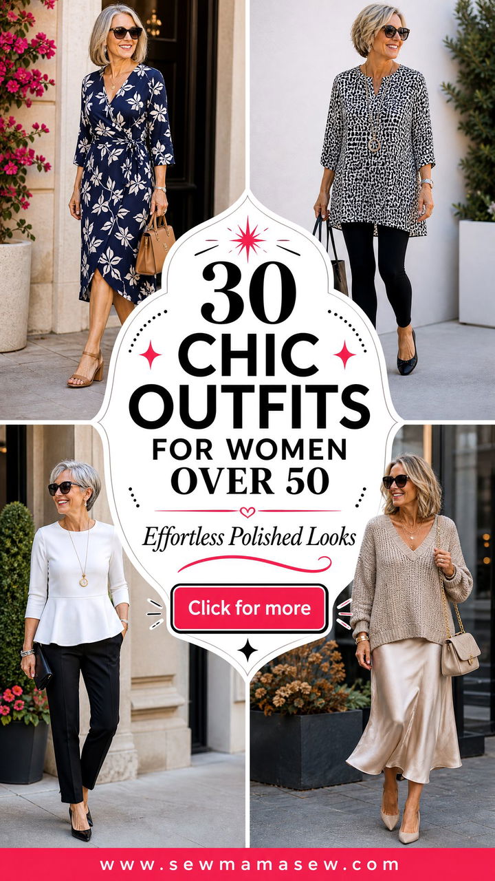 30 Chic Outfits for Women Over 50 That Feel Effortless - 30 Chic Outfits for Women Over 50 That Feel Effortless
