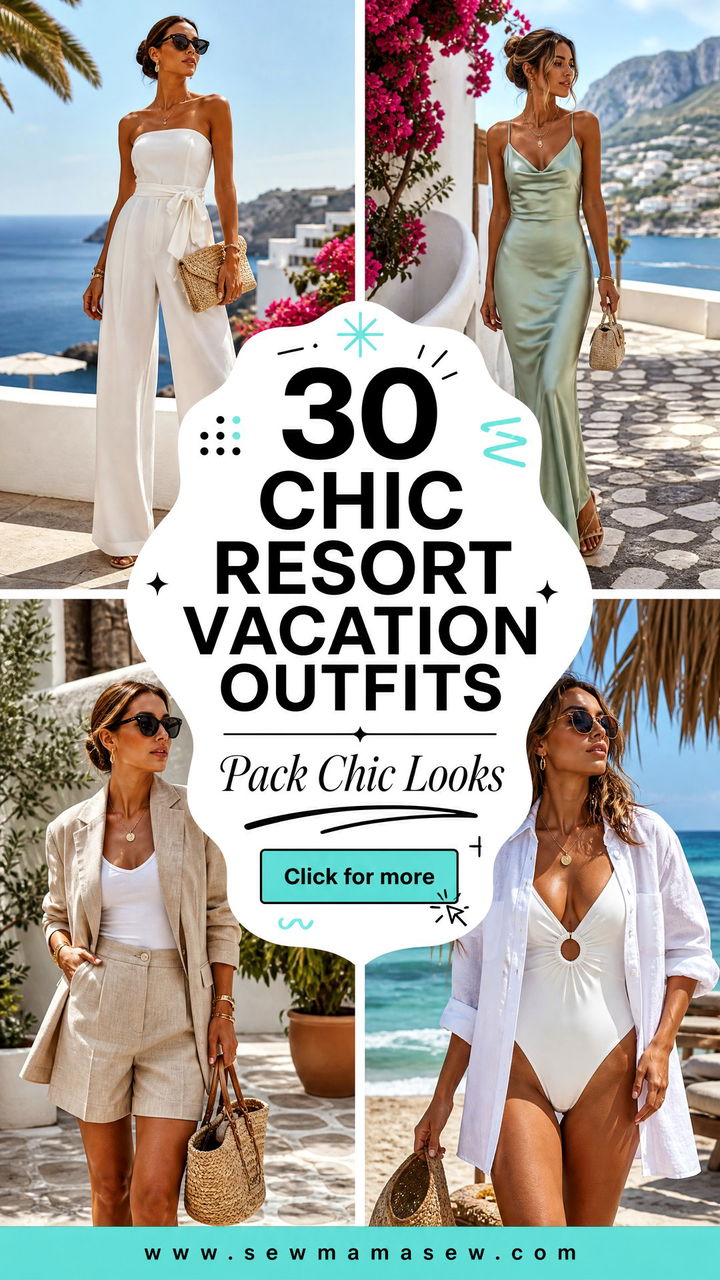30 Chic Resort Vacation Outfits for Women to Pack Now - 30 Chic Resort Vacation Outfits for Women to Pack Now