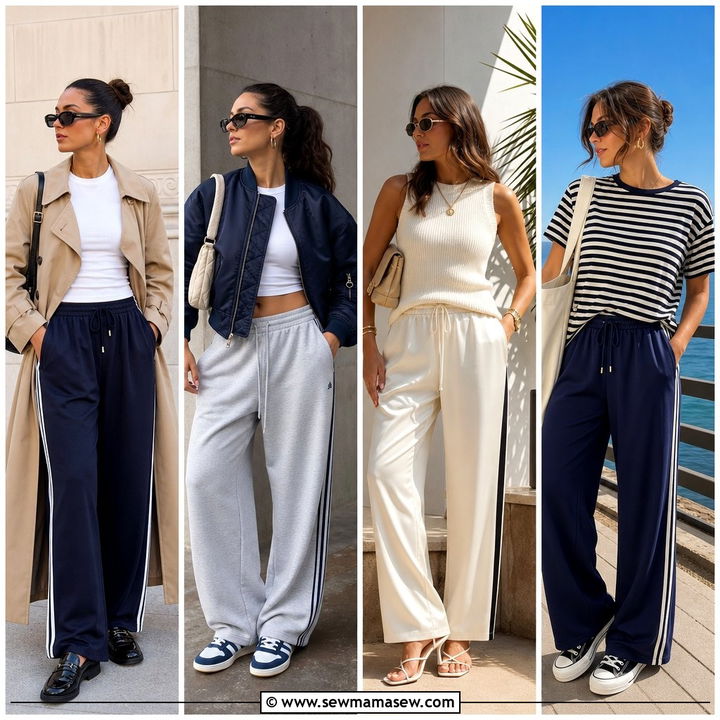 30 Chic Track Pants Outfit Ideas For Elevated Casual Style