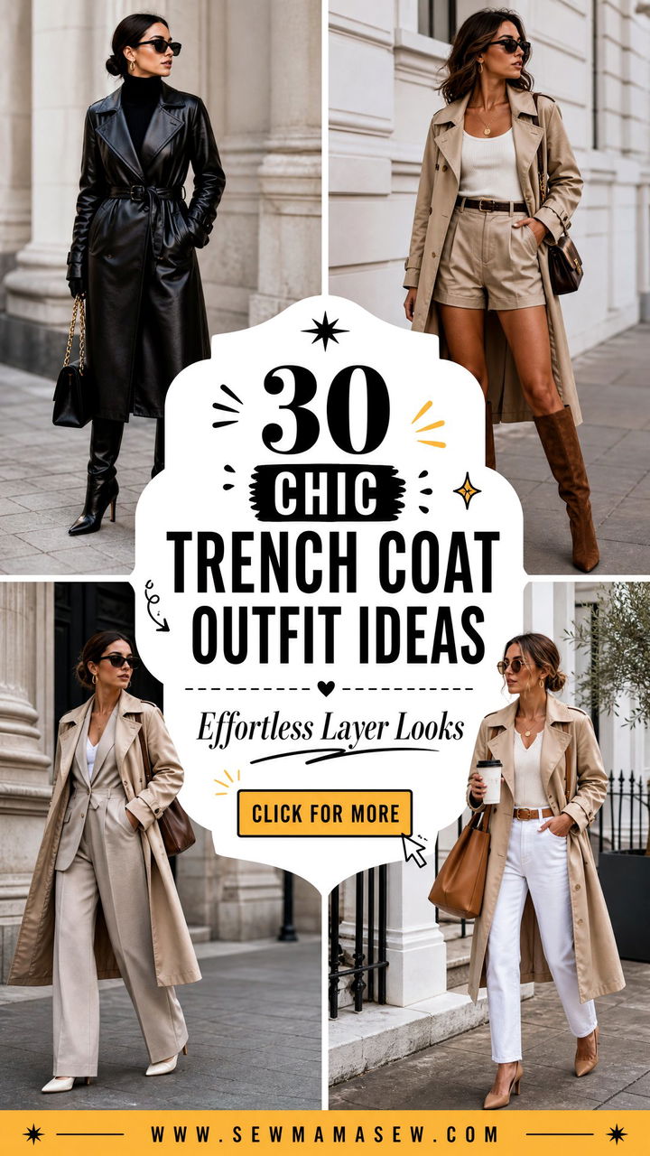 30 Chic Trench Coat Outfit Ideas for Effortless Layers - 30 Chic Trench Coat Outfit Ideas for Effortless Layers