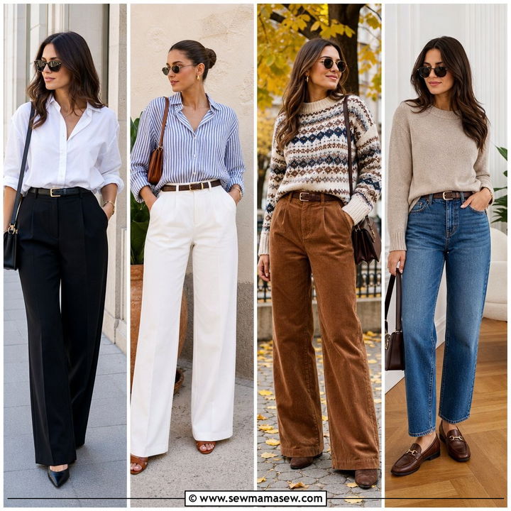 30 Chic Trousers Outfit Ideas for Polished Everyday Looks