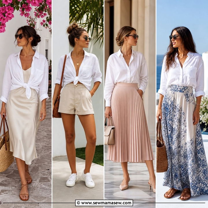 30 Chic White Button Down Shirt Outfit Ideas for Easy Polish