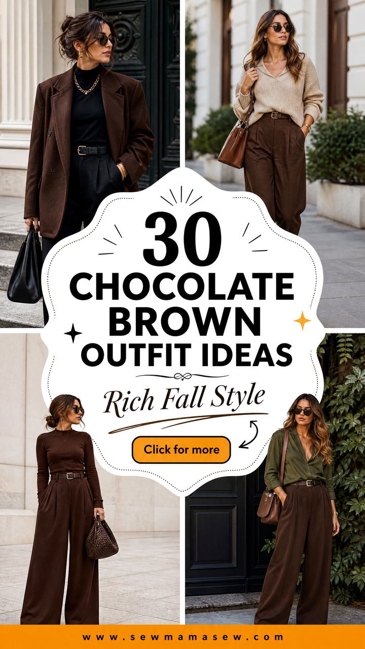 30 Chocolate Brown Outfit Ideas Rich Looks For Fall Style - 30 Chocolate Brown Outfit Ideas: Rich Looks For Fall Style