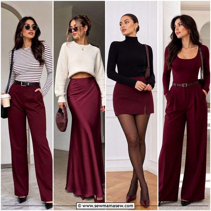 30 Claret Outfit Ideas: Elegant Looks For Bold Style Now