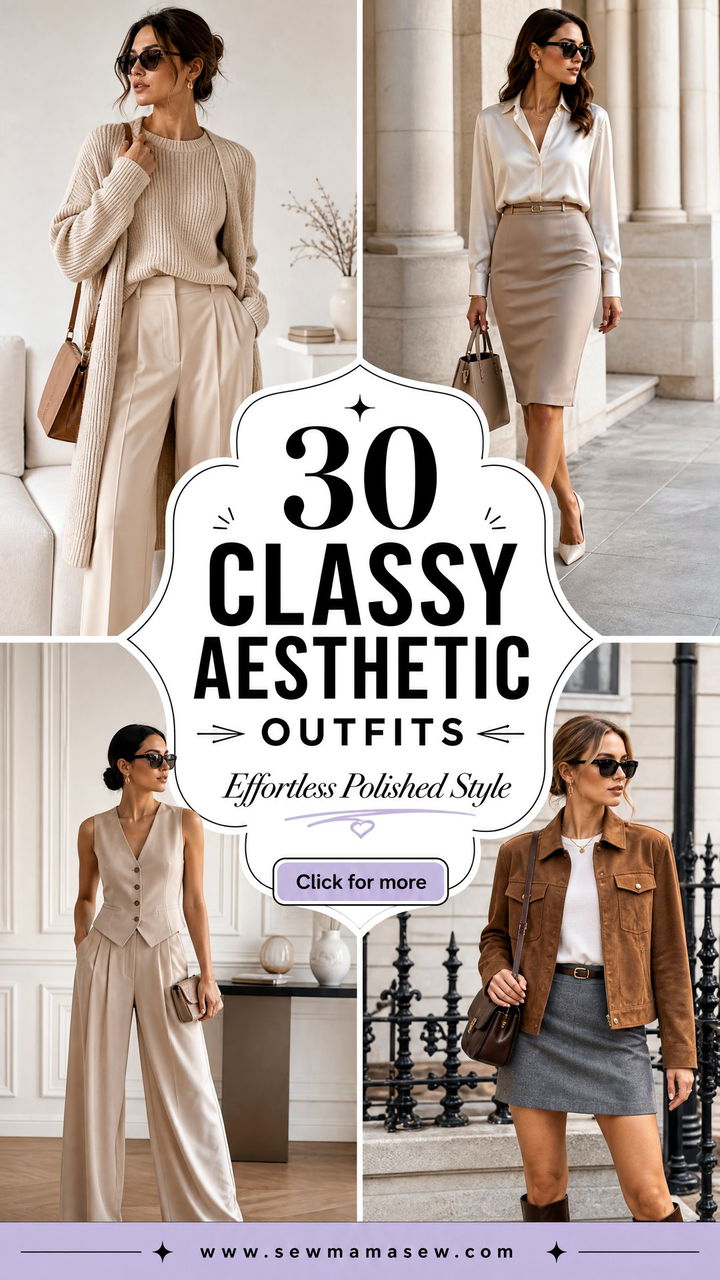 30 Classy Aesthetic Outfits For Effortless Polished Style - 30 Classy Aesthetic Outfits For Effortless Polished Style