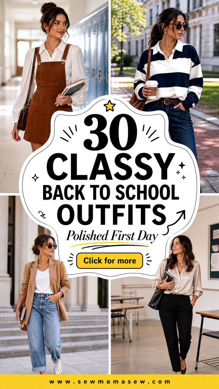 30 Classy Back to School Outfits for a Polished First Day - 30 Classy Back to School Outfits for a Polished First Day