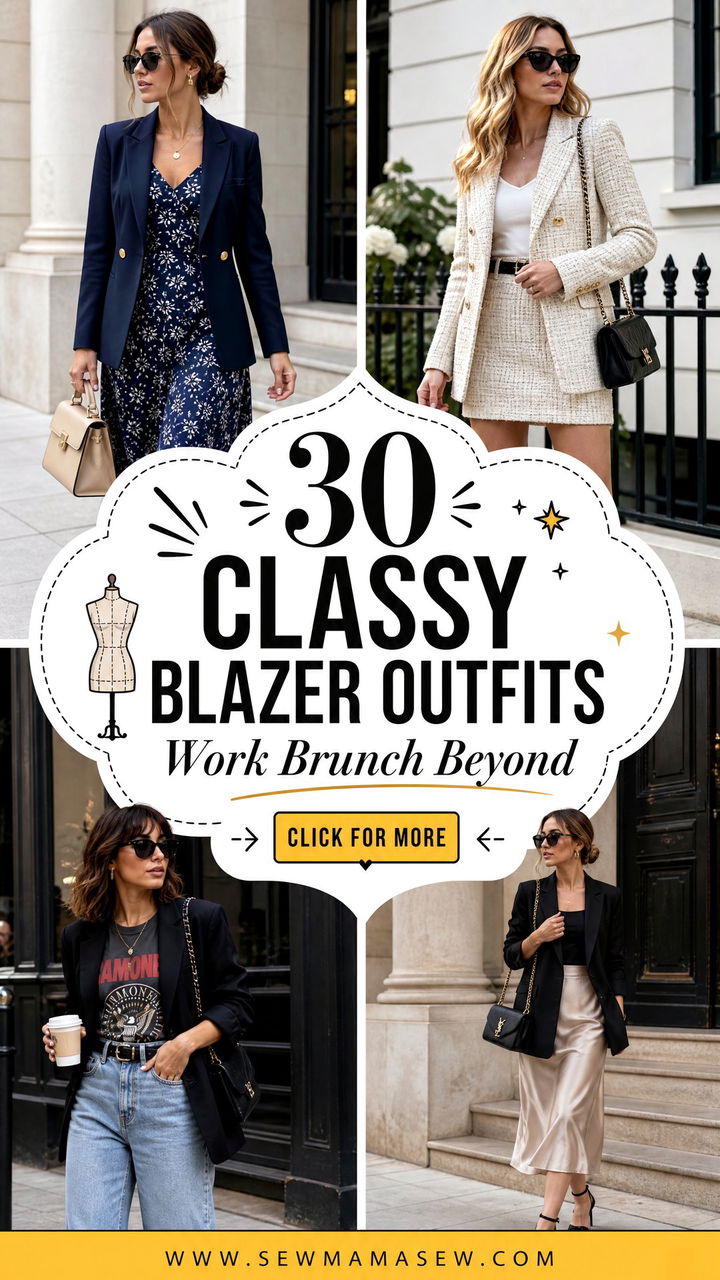 30 Classy Blazer Outfits for Work Brunch and Beyond - 30 Classy Blazer Outfits for Work, Brunch, and Beyond