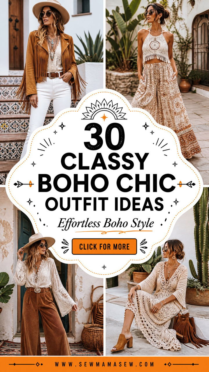 30 Classy Boho Chic Outfit Ideas for Effortless Style - 30 Classy Boho Chic Outfit Ideas for Effortless Style