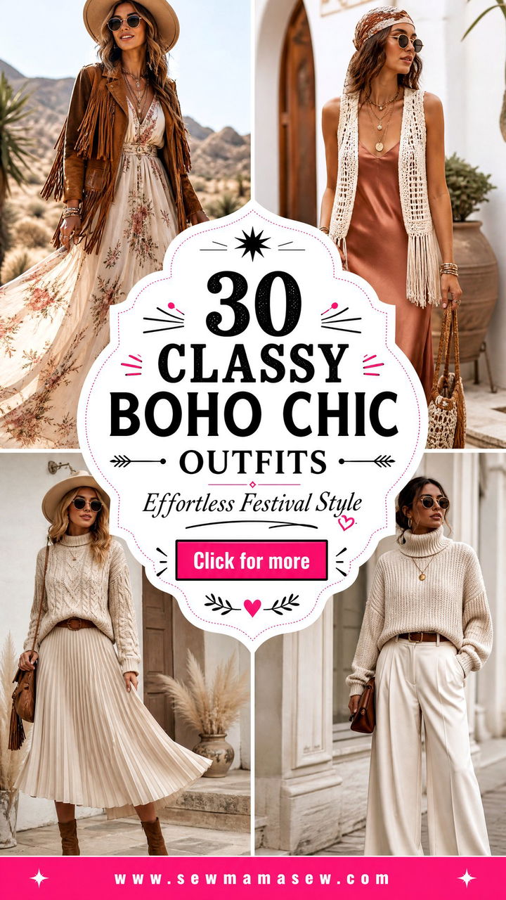 30 Classy Boho Chic Outfits for Effortless Festival Style - 30 Classy Boho Chic Outfits for Effortless Festival Style