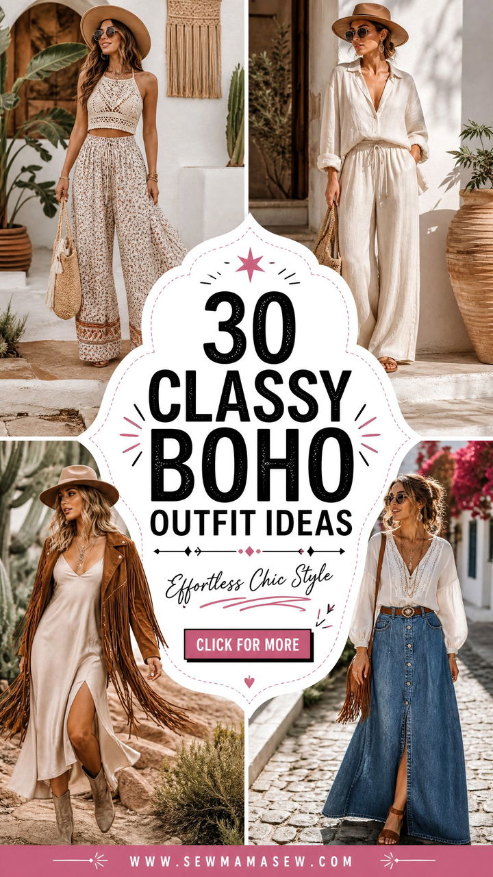 30 Classy Boho Outfit Ideas for Effortless Chic Style - 30 Classy Boho Outfit Ideas for Effortless Chic Style