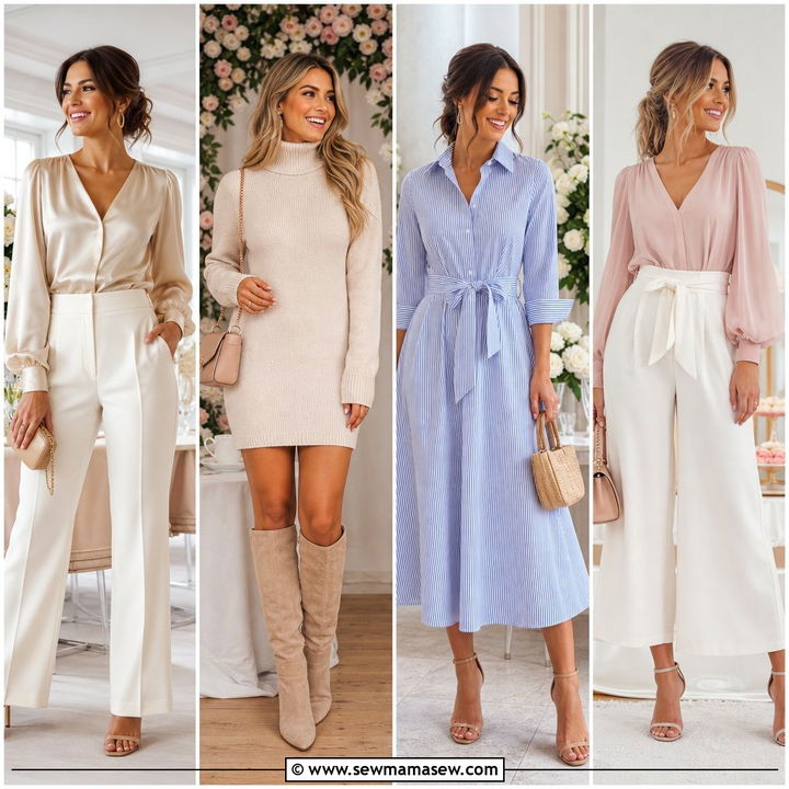 30 Classy Bridal Shower Outfit Ideas Guests Will Love
