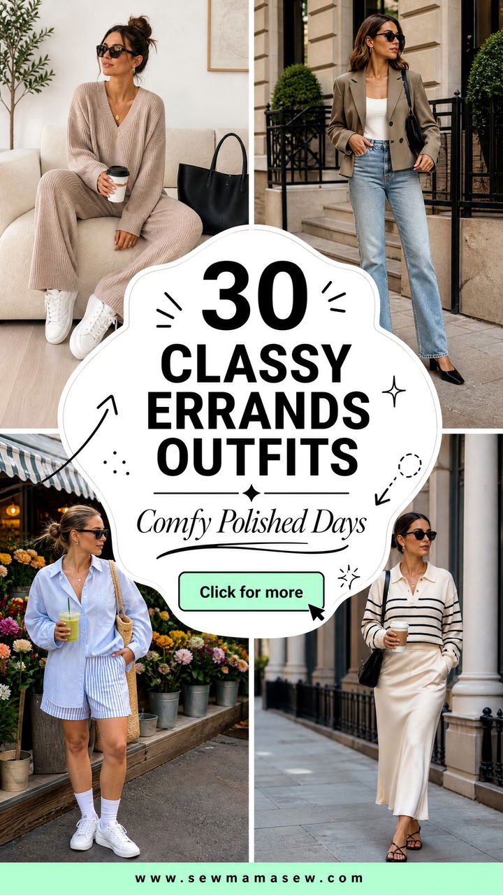 30 Classy Errands Outfits for Comfy Polished Days - 30 Classy Errands Outfits for Comfy, Polished Days