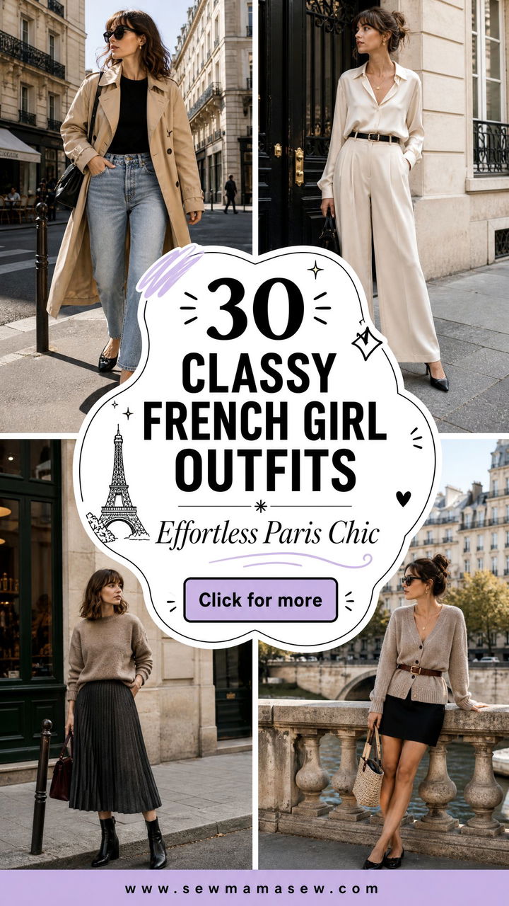30 Classy French Girl Outfits For Effortless Chic Style - 30 Classy French Girl Outfits For Effortless Chic Style