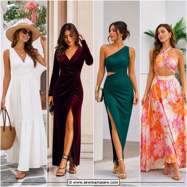 30 Classy Maxi Dress Outfits For Elegant Everyday Style