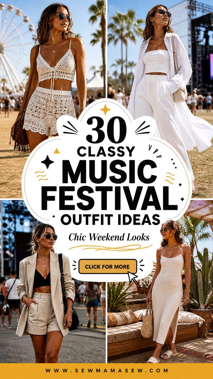 30 Classy Music Festival Outfit Ideas for Chic Weekends - 30 Classy Music Festival Outfit Ideas for Chic Weekends