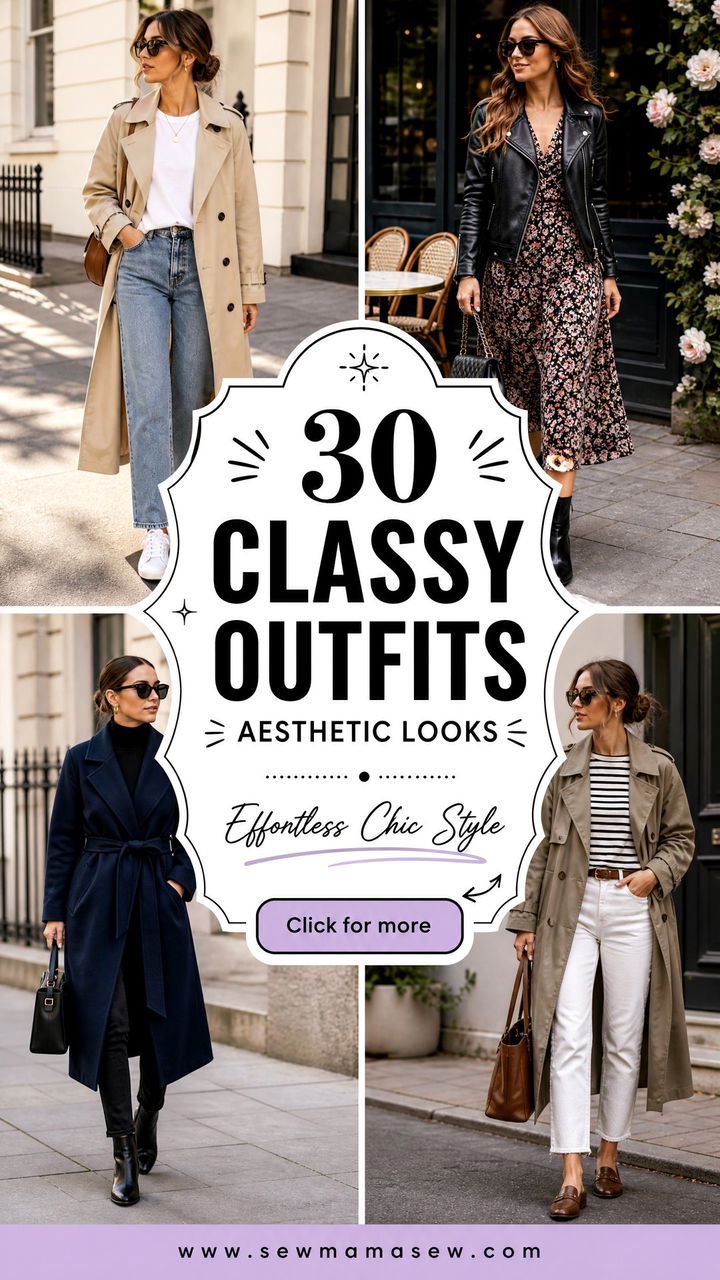 30 Classy Outfits Aesthetic Looks for Effortless Style - 30 Classy Outfits Aesthetic Looks for Effortless Style