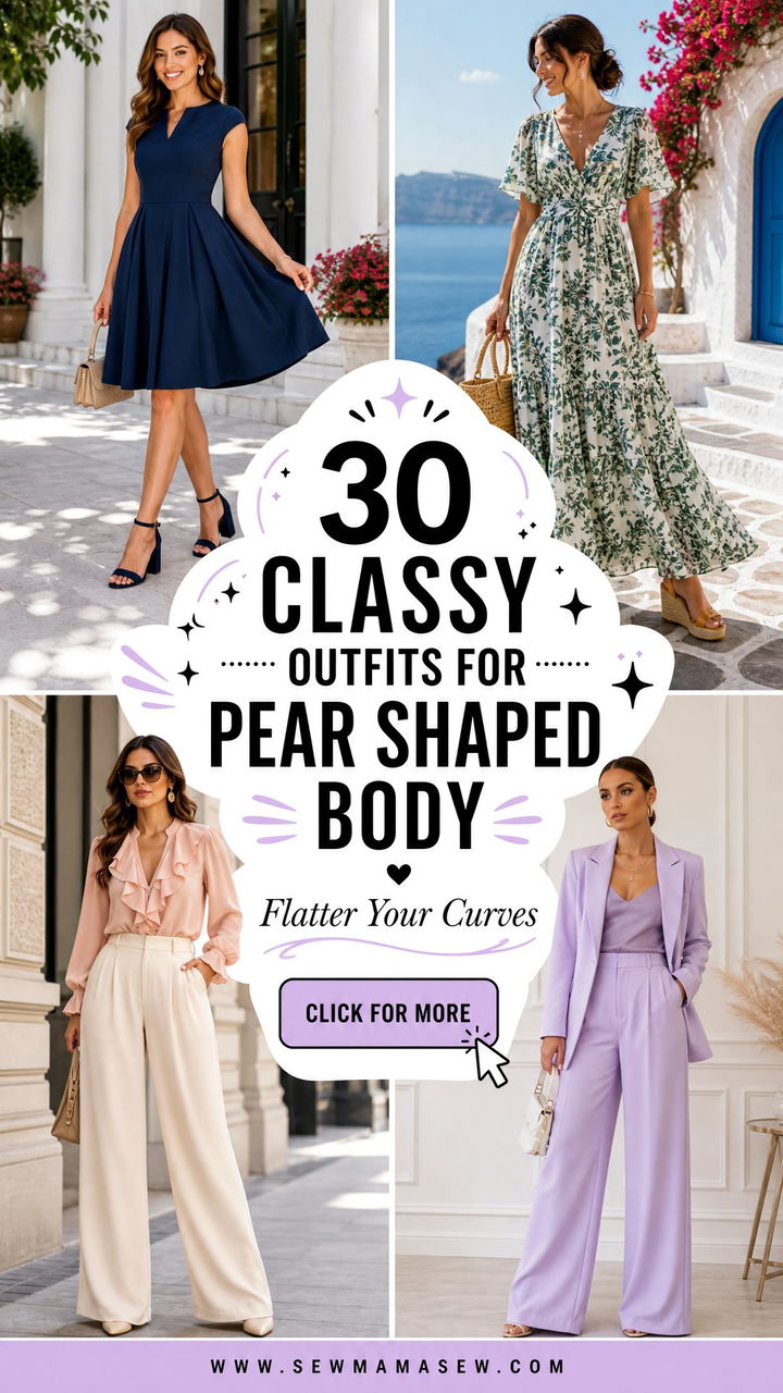30 Classy Outfits For Pear Shaped Body To Flatter Curves - 30 Classy Outfits For Pear Shaped Body To Flatter Curves