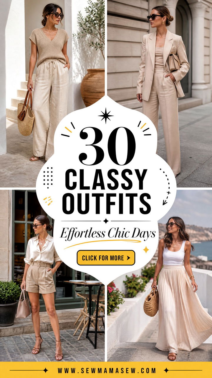 30 Classy Outfits to Copy for Effortless Chic Day Looks - 30 Classy Outfits to Copy for Effortless Chic Day Looks