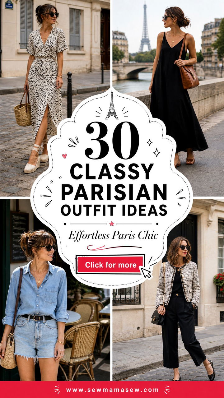 30 Classy Parisian Outfit Ideas for Effortless Chic - 30 Classy Parisian Outfit Ideas for Effortless Chic