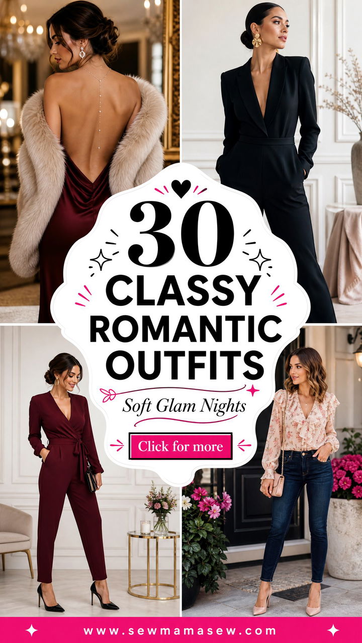 30 Classy Romantic Outfits for Date Nights and Soft Glam - 30 Classy Romantic Outfits for Date Nights and Soft Glam