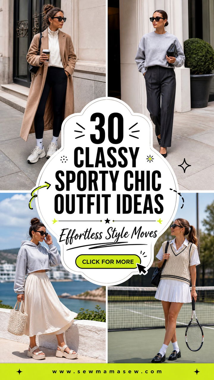 30 Classy Sporty Chic Outfit Ideas for Effortless Style - 30 Classy Sporty Chic Outfit Ideas for Effortless Style