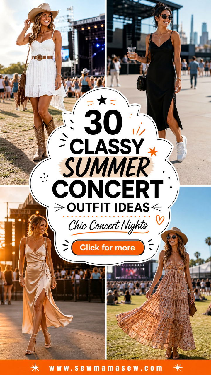30 Classy Summer Concert Outfit Ideas for Chic Nights - 30 Classy Summer Concert Outfit Ideas for Chic Nights