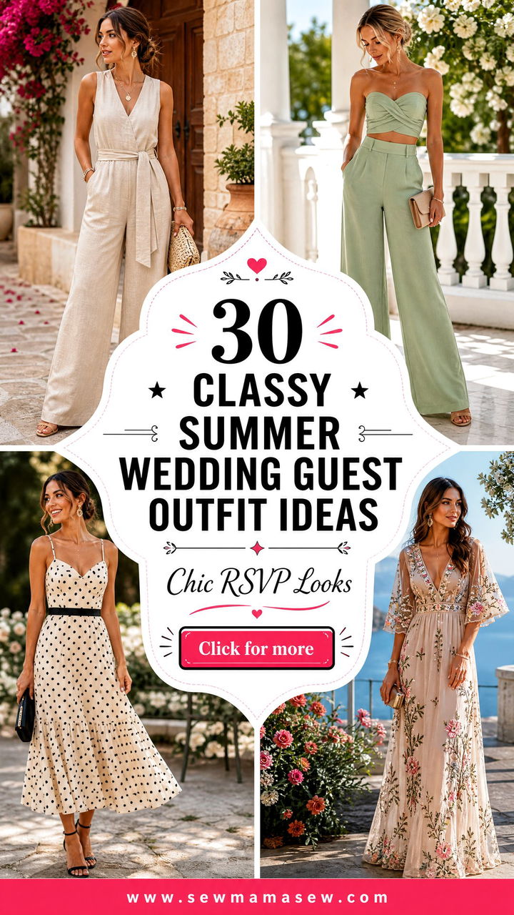 30 Classy Summer Wedding Guest Outfit Ideas for Chic RSVPs - 30 Classy Summer Wedding Guest Outfit Ideas for Chic RSVPs