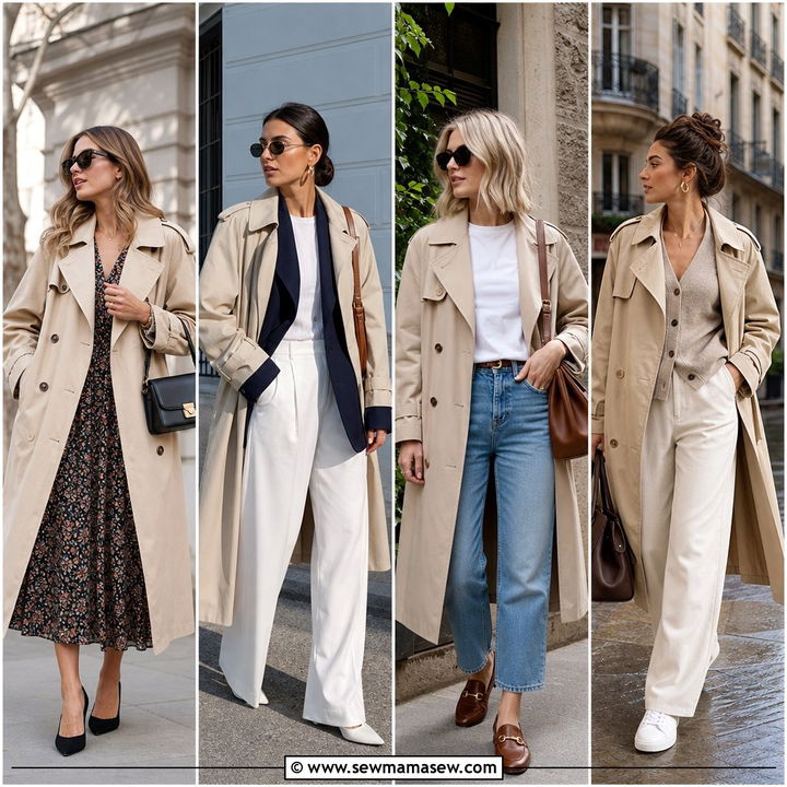 30 Classy Trench Coat Outfits for Timeless City Style