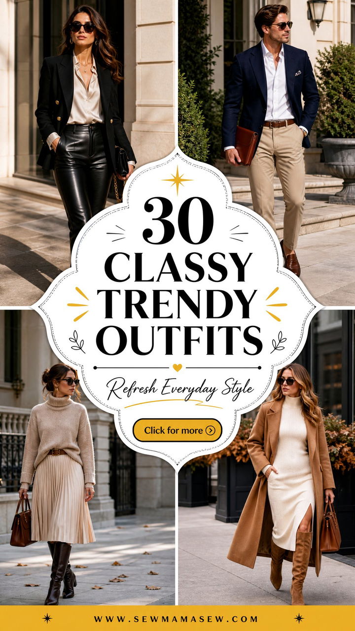 30 Classy Trendy Outfits to Refresh Your Everyday Style - 30 Classy Trendy Outfits to Refresh Your Everyday Style